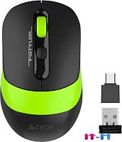 Мышь A4Tech Fstyler FG10CS Air (черный/зеленый)