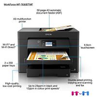 МФУ Epson WorkForce WF-7830DTWF