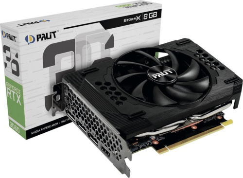 Видеокарта Palit GeForce RTX 3060 StormX 8GB GDDR6 NE63060019P1-190AF фото 4