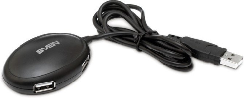 USB-хаб SVEN HB-401 Black фото 2