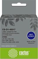 Картридж CACTUS CS-D1-45017 (аналог Dymo D1-45017)