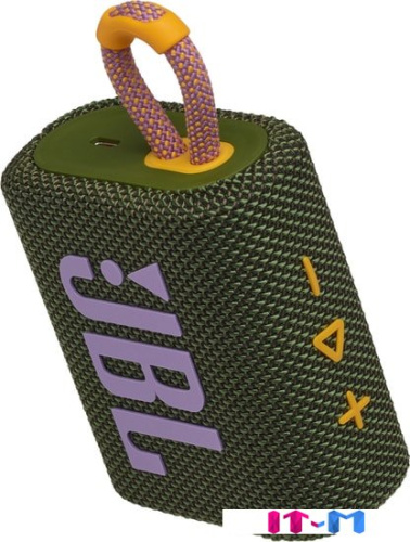 Беспроводная колонка JBL Go 3 (зеленый) фото 3