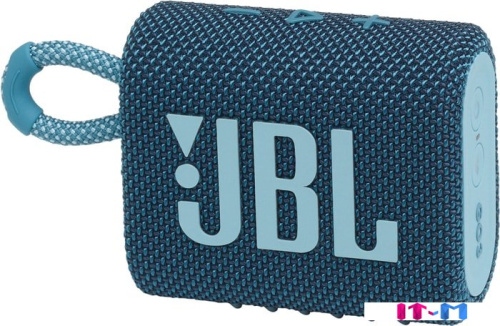 Беспроводная колонка JBL Go 3 (синий) фото 2