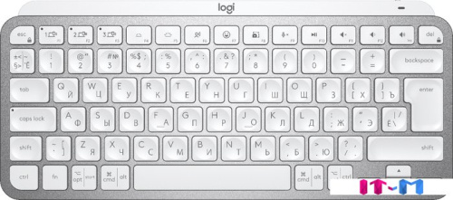Клавиатура Logitech MX Keys Mini (светло-серый) фото 2
