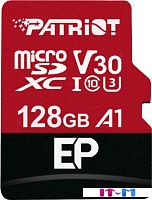 Карта памяти Patriot microSDXC EP Series PEF128GEP31MCX 128GB (с адаптером)